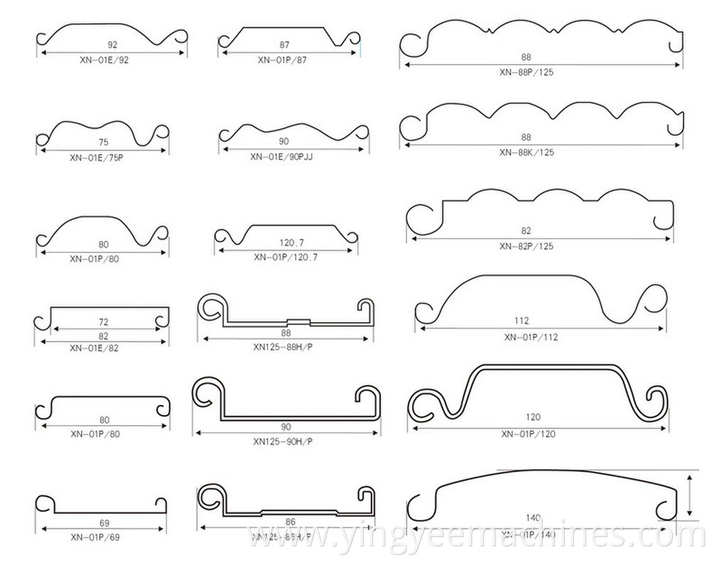 Rolling door roll forming machine/roll-up door slat making machine/roller shutter door strip roll forming machine